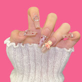 Cute Teddy Bear Press-On Nails