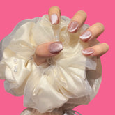 Sparkly Pink Glitter Press-On Nails