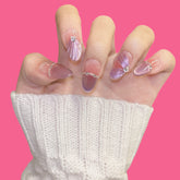 Iridescent Butterfly Wings Press-On Nails