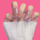 Fairy Shell & Butterfly Wings Press-On Nails