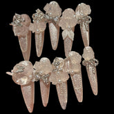 Blush Garden — Glitter Pink Rose & Butterfly Press-On Nails | NailiPress 1.57-inch