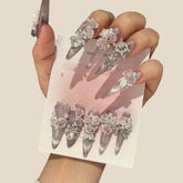 NailiPress Rose & Pearl Press-On Nails 1.57 Inches