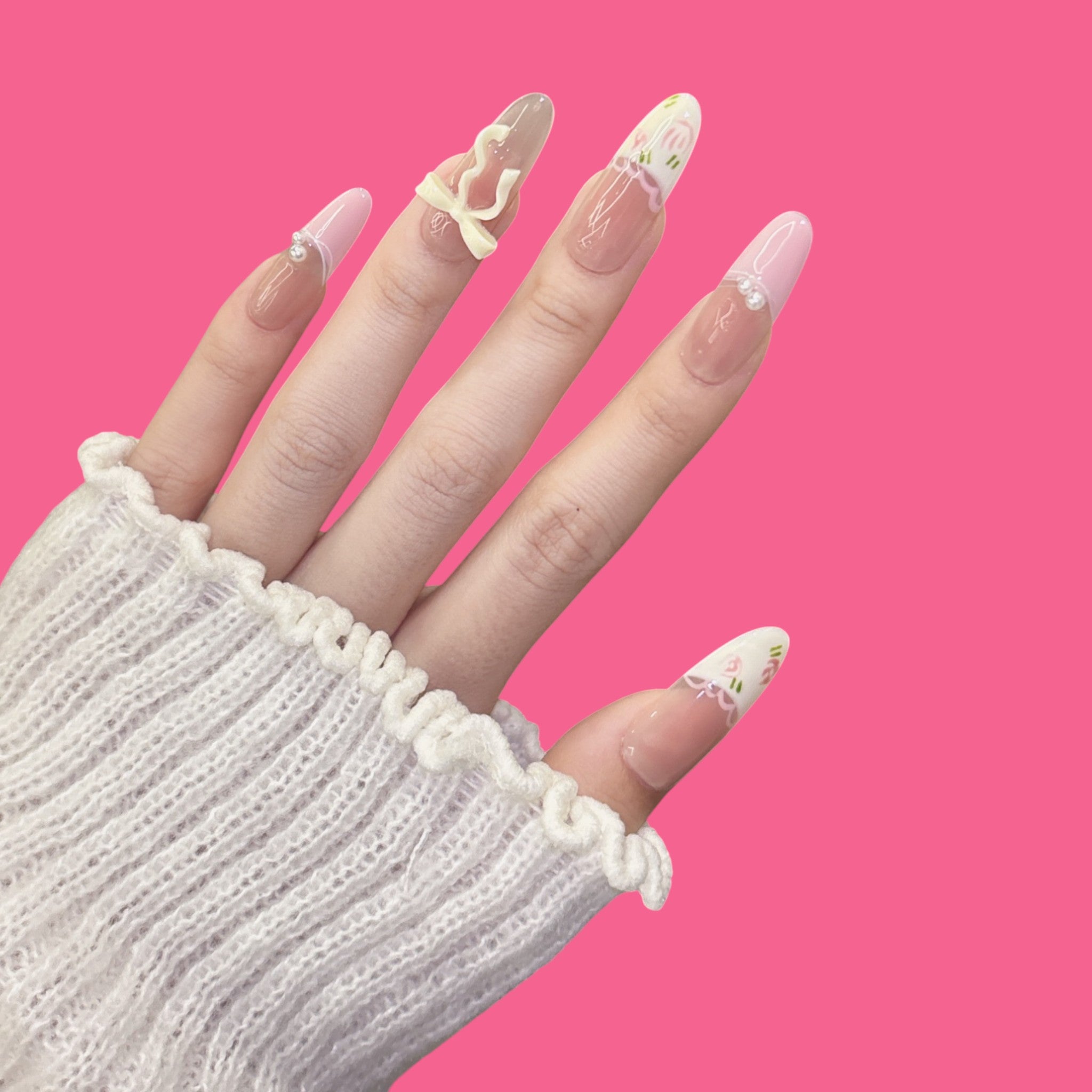 Sweet Cupcake Press-On Nails