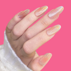 Peach Nude Ombre Press-On Nails