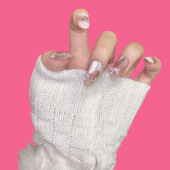Sweet Bow & Butterfly Press-On Nails