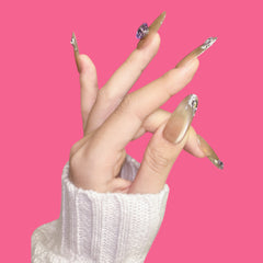 Elegant Almond Press-On Nails