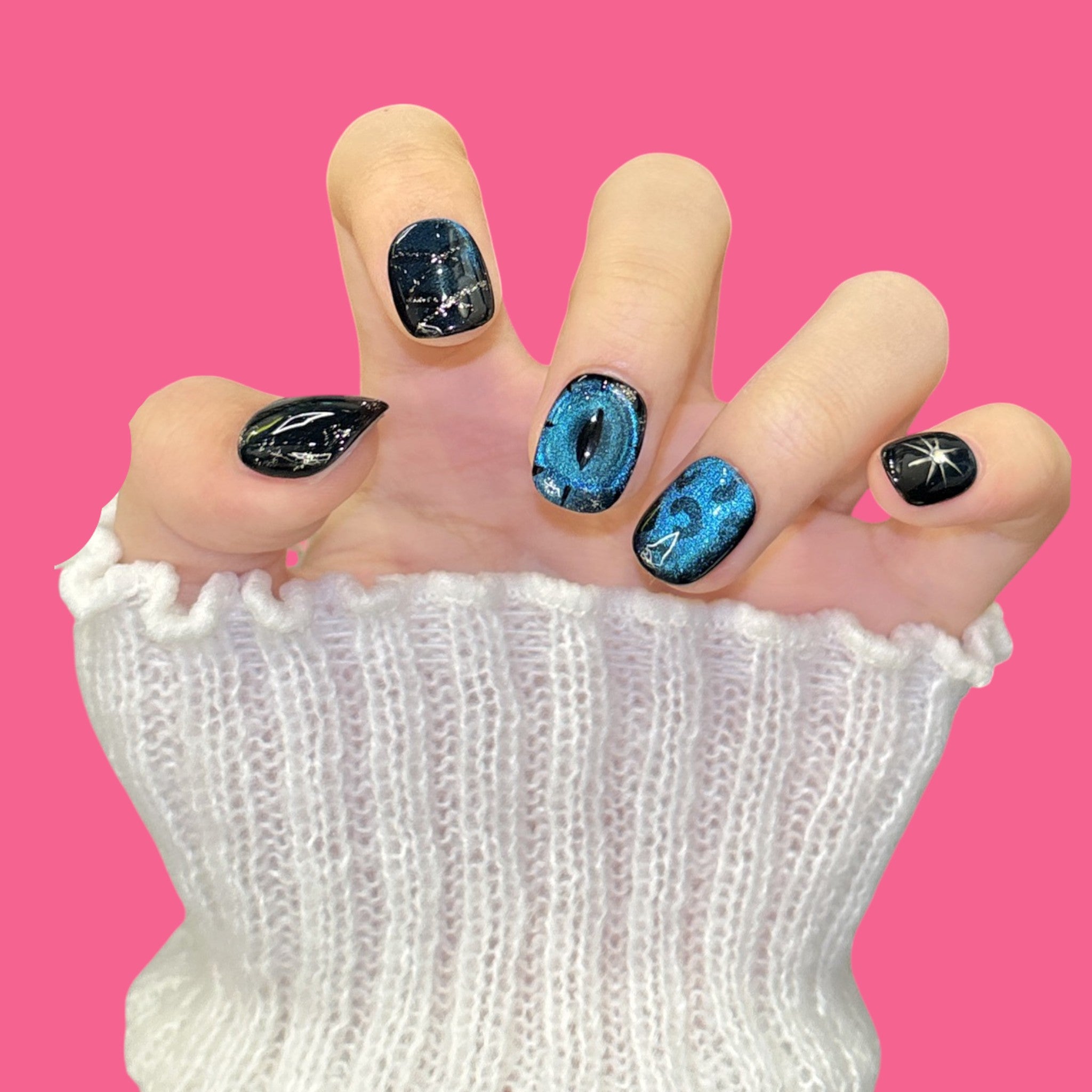 Galaxy Press-On Nails