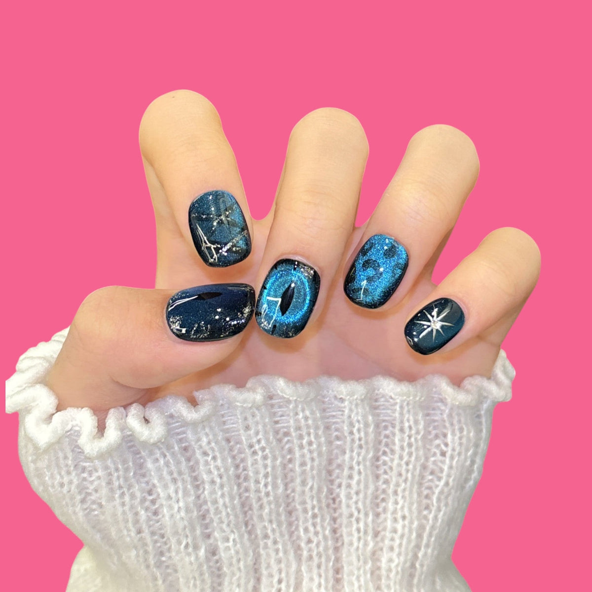 Galaxy Press-On Nails