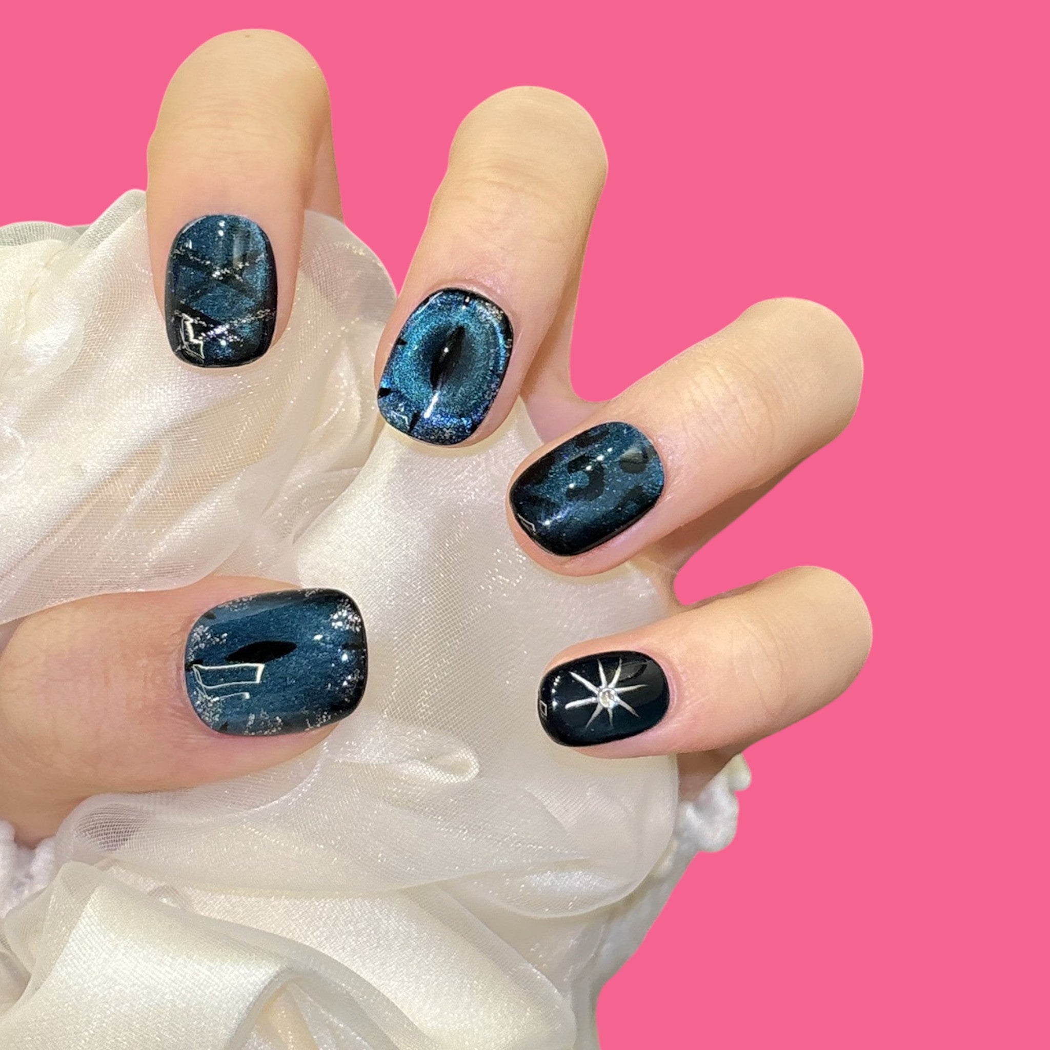 Galaxy Press-On Nails