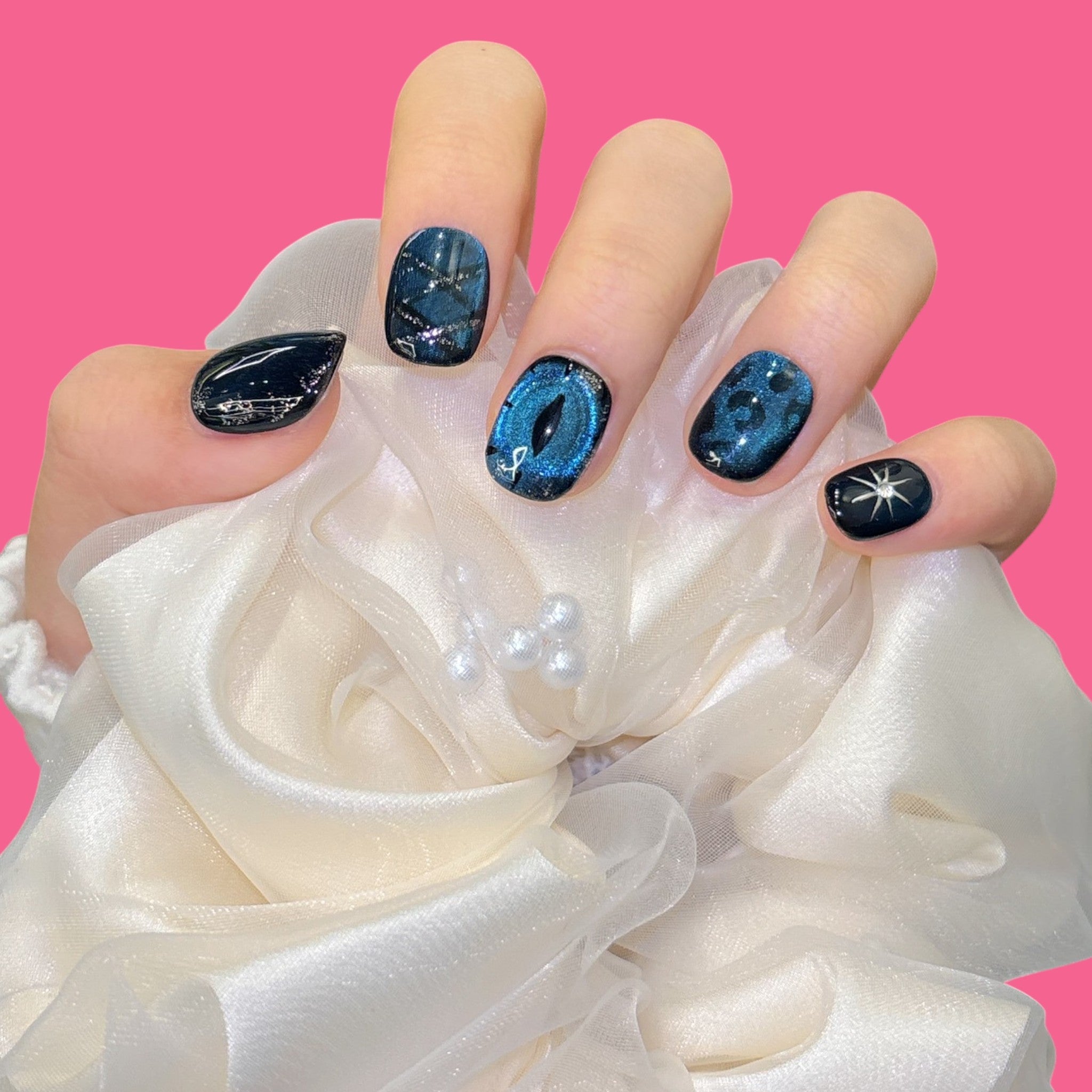 Galaxy Press-On Nails
