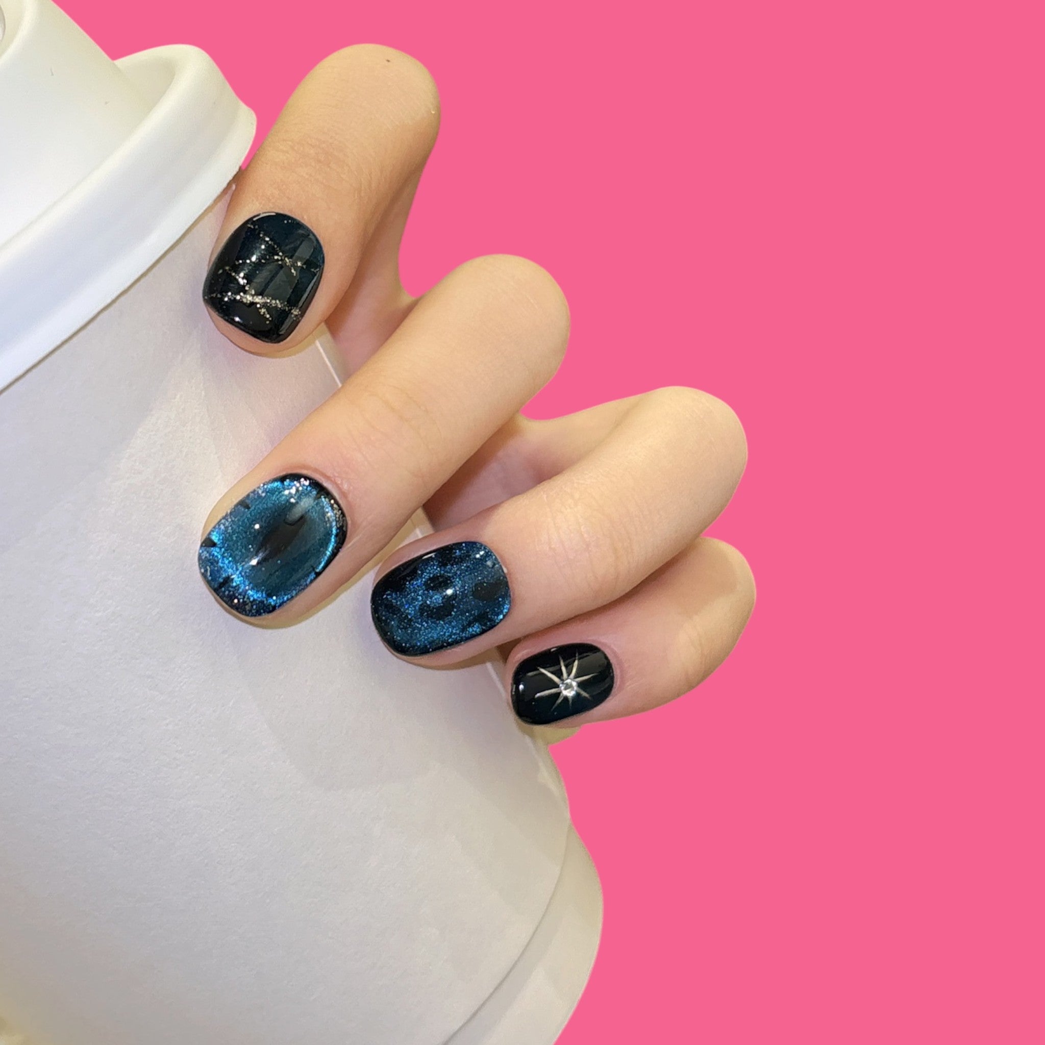 Galaxy Press-On Nails
