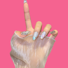 Dreamy Galaxy Star Press-On Nails
