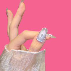 Dreamy Galaxy Star Press-On Nails