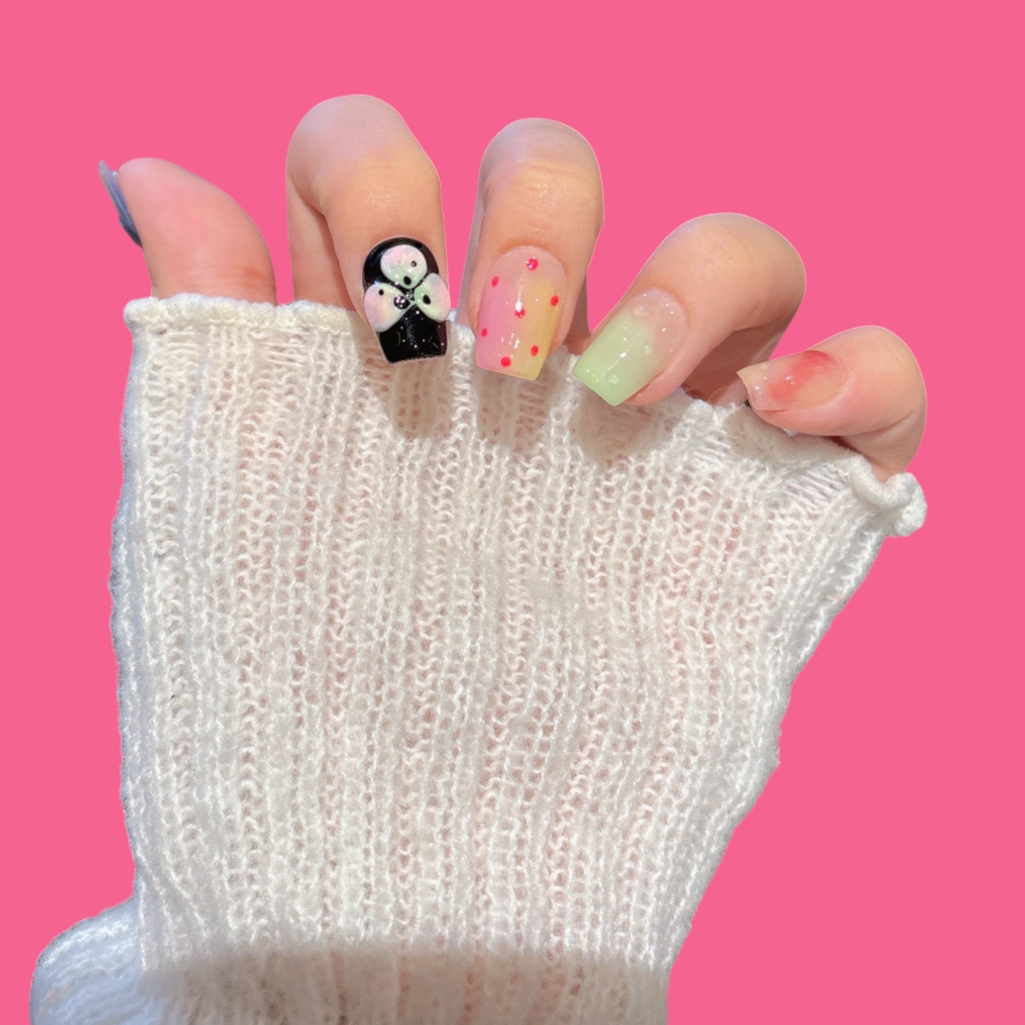 Pastel Gradient Press-On Nails