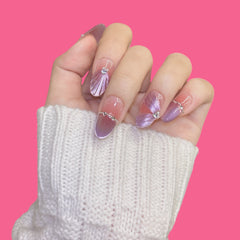 Iridescent Butterfly Wings Press-On Nails