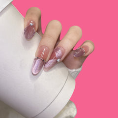 Fairy Shell & Butterfly Wings Press-On Nails