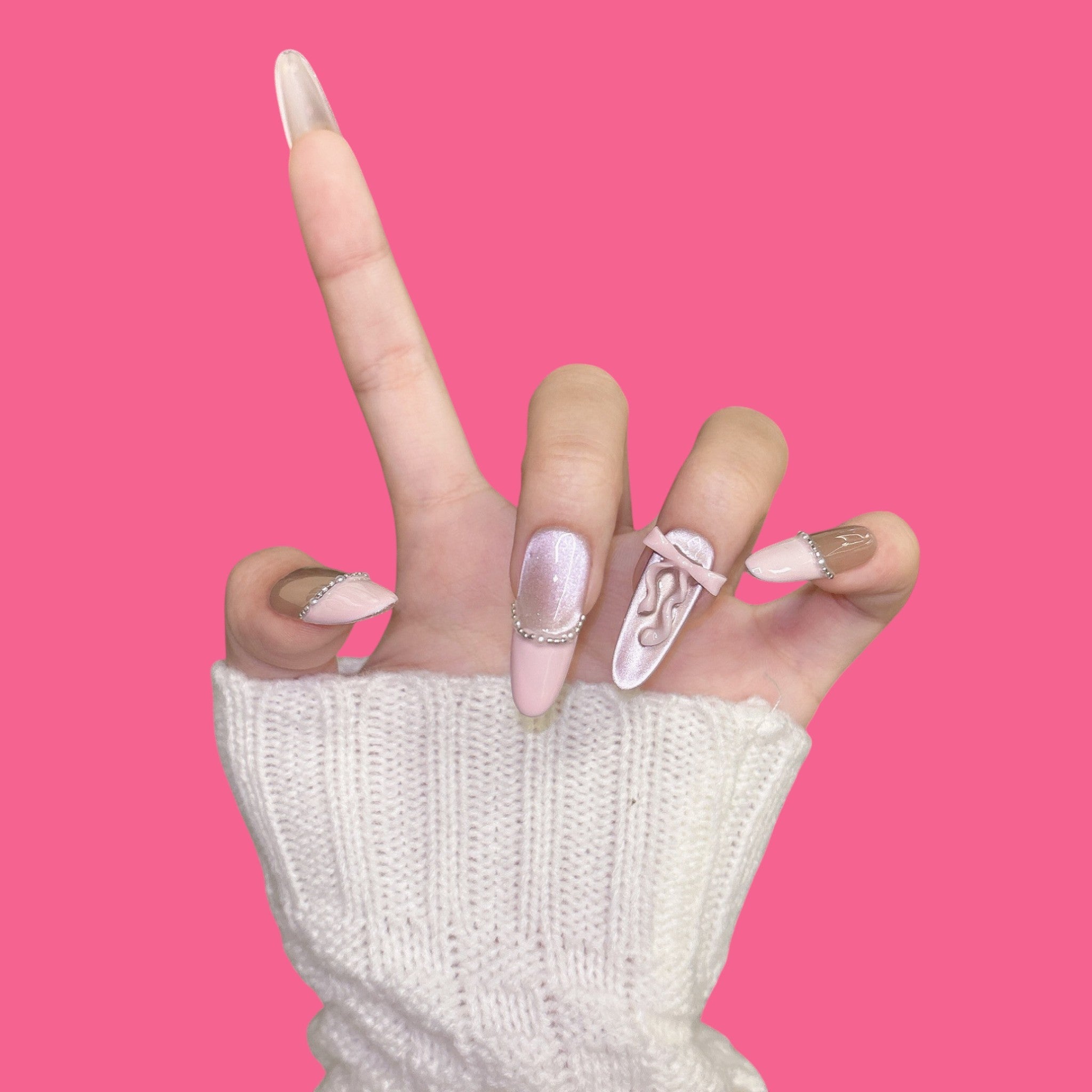 Ballet Charm Press-On Nails