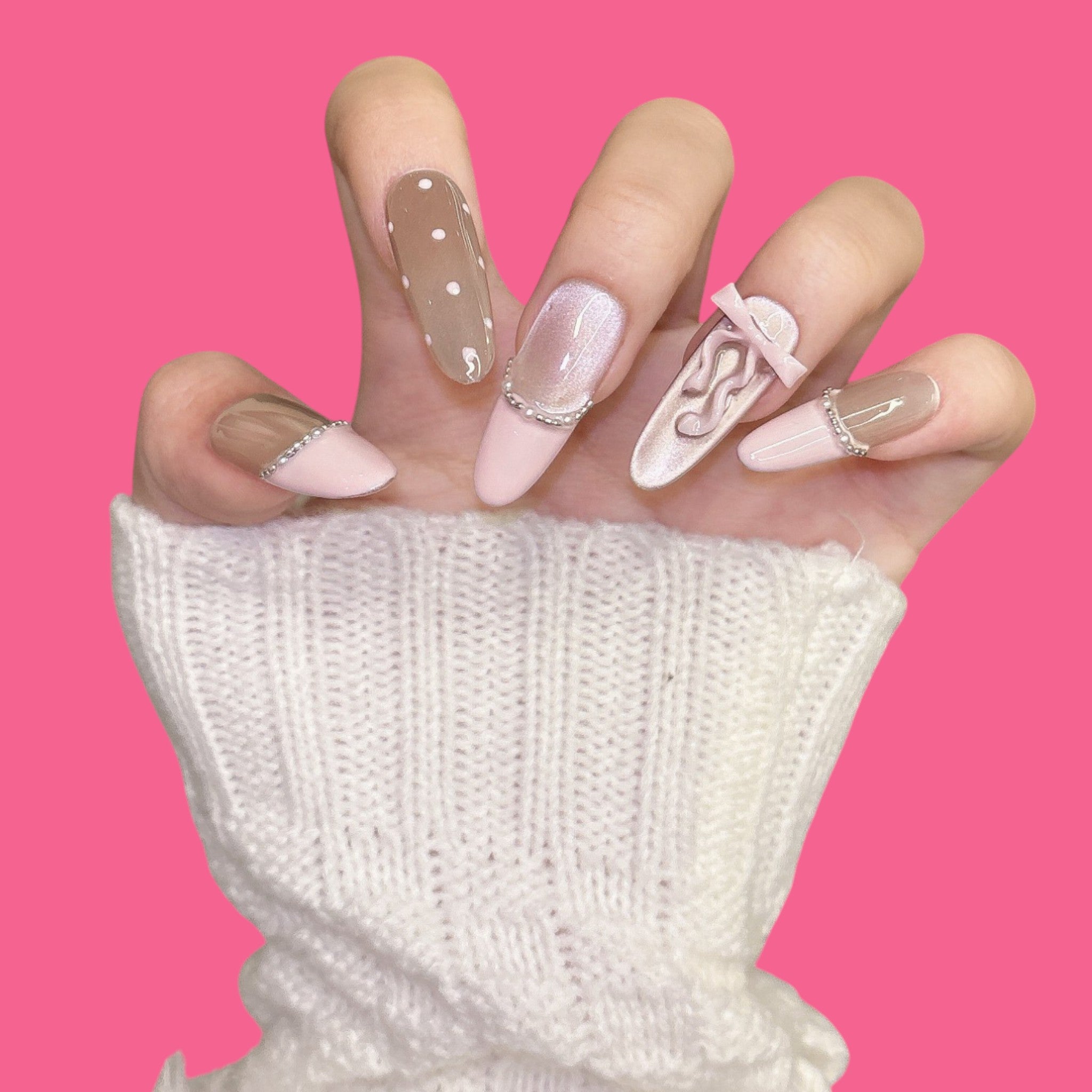 Ballet Charm Press-On Nails