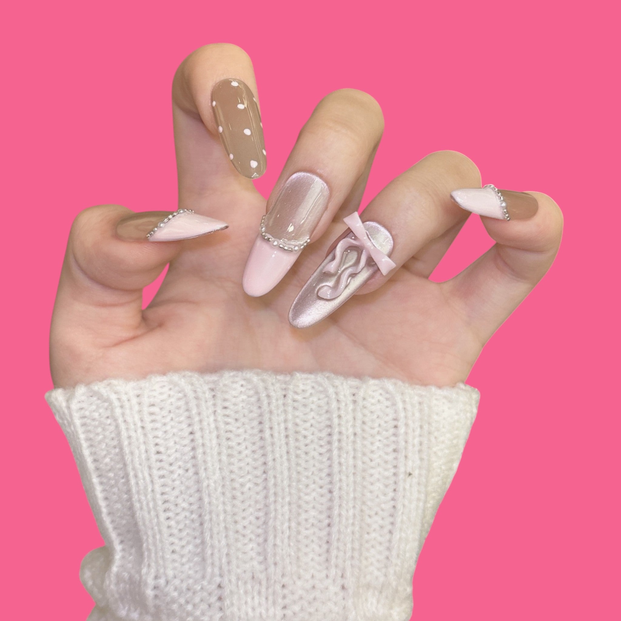Ballet Charm Press-On Nails