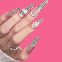 Luxury Crystal Press-On Nails
