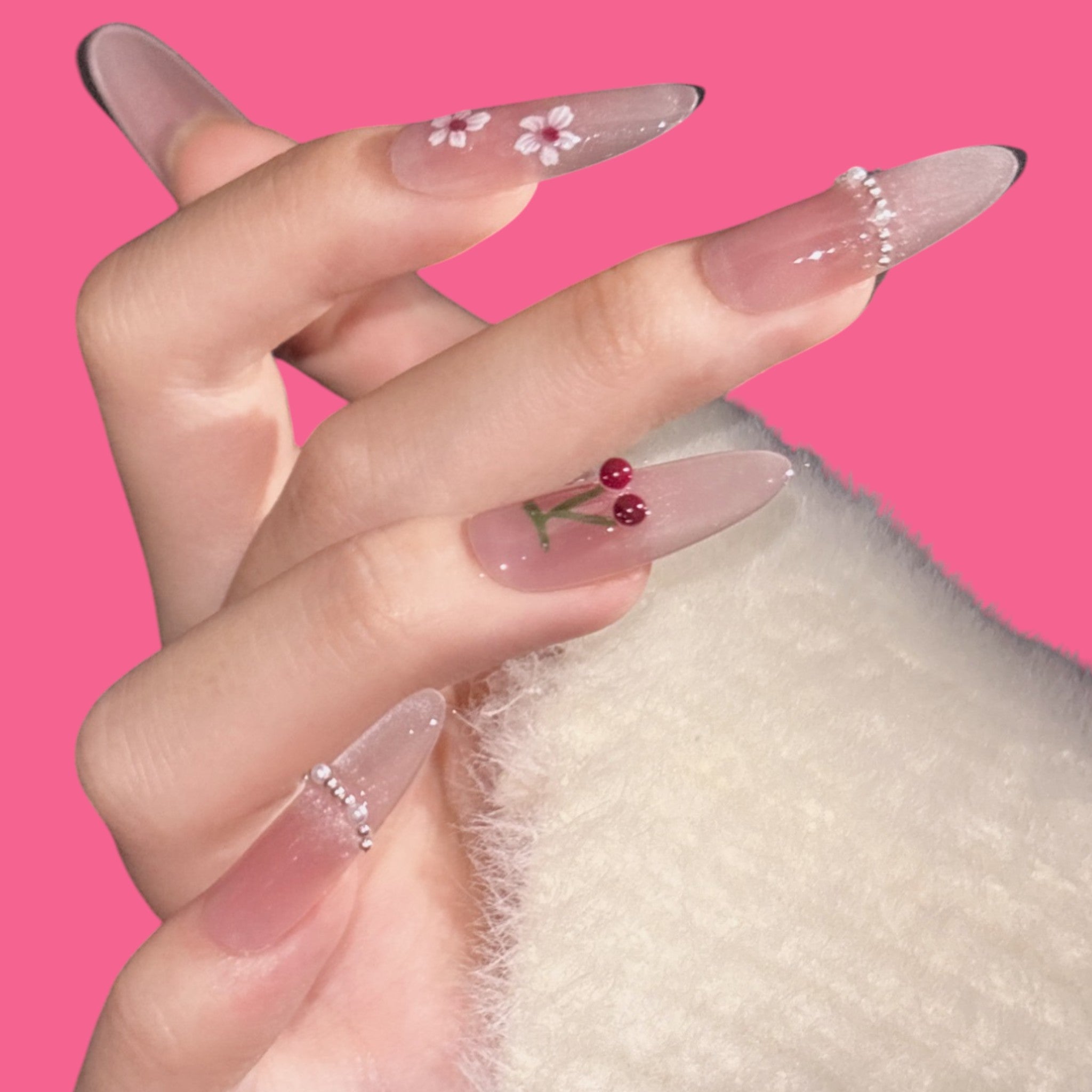 Cherry Blossom Press-On Nails