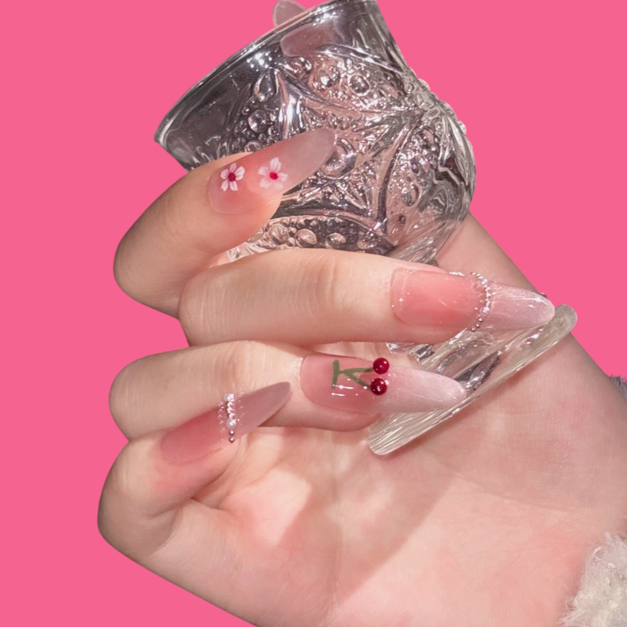 Cherry Blossom Press-On Nails