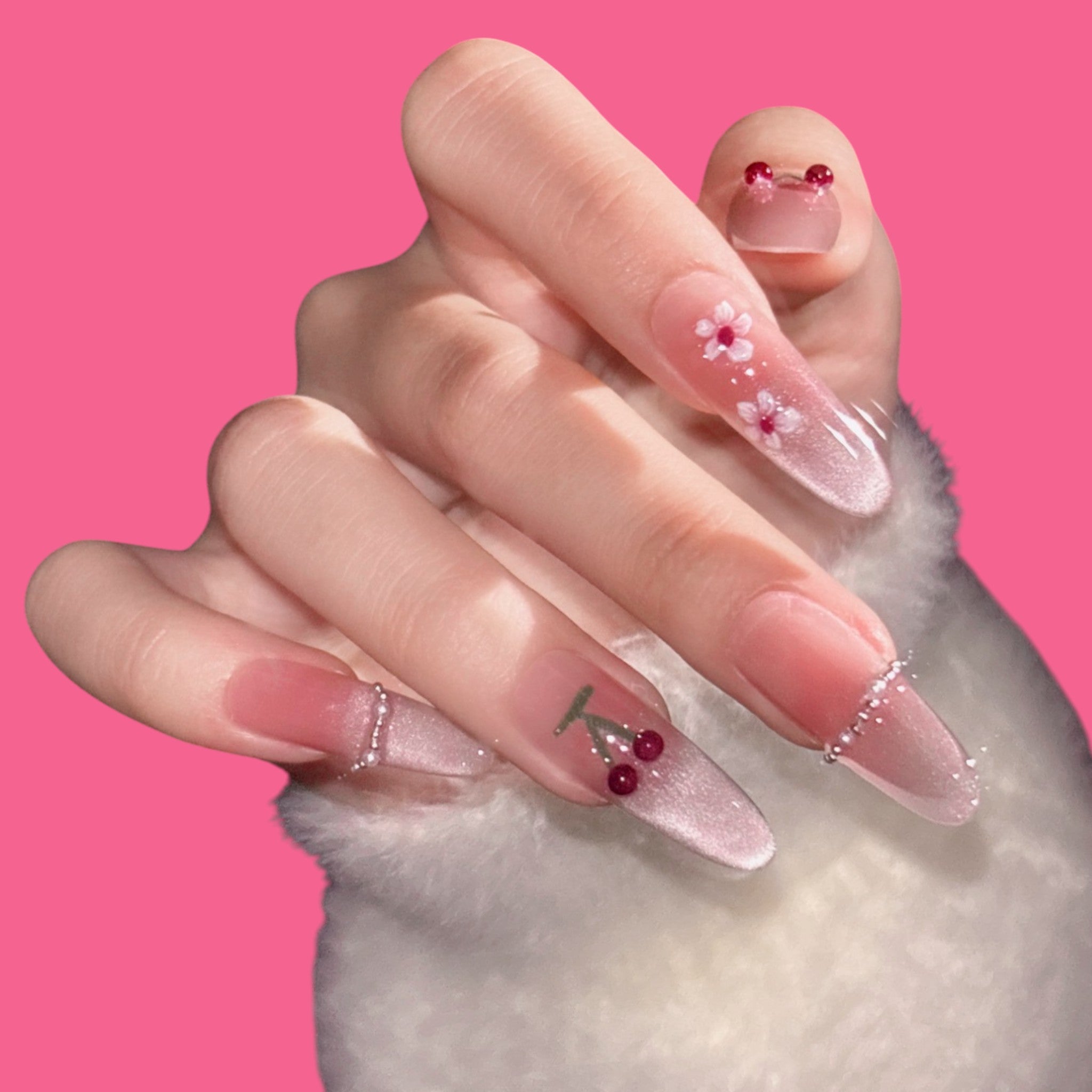 Cherry Blossom Press-On Nails